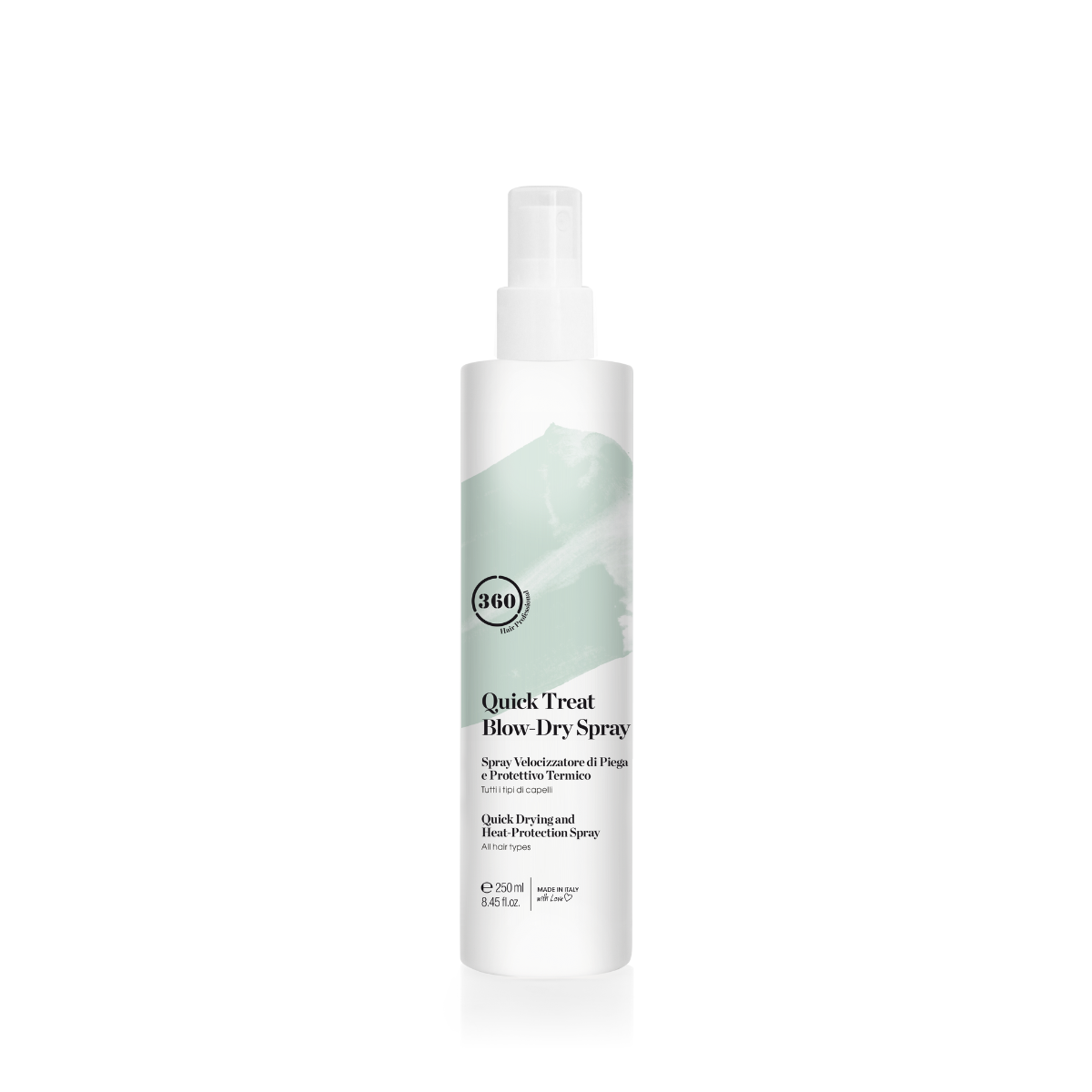 360 QUICK TREAT BLOW-DRY SPRAY 250ML