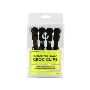 COLORTRAK JUMBO CROC CLIPS 4PK