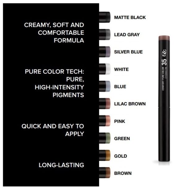 SALERM COMFORT EYESHADOW LILAC BRN