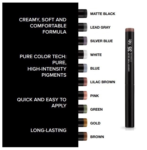 SALERM COMFORT EYESHADOW LILAC BRN