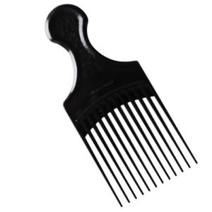 AFRO COMB FLAT FLEXIBLE BLACK
