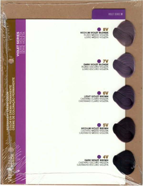 JOICO VERO CHART INSERT VIOLET PERM