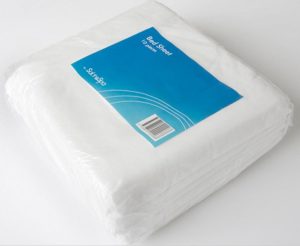 DISP. SINGLE FLAT BED SHEETS 10PK