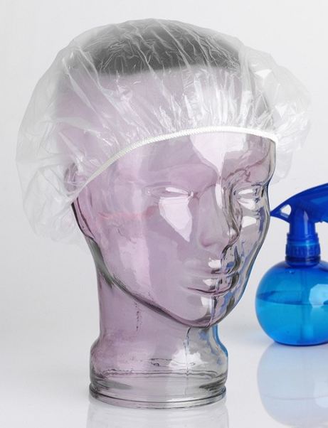 S&S SHOWER CAP CLEAR PK20