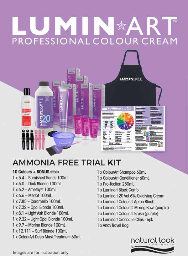 LUMINART AMMONIA FREE TRIAL KIT