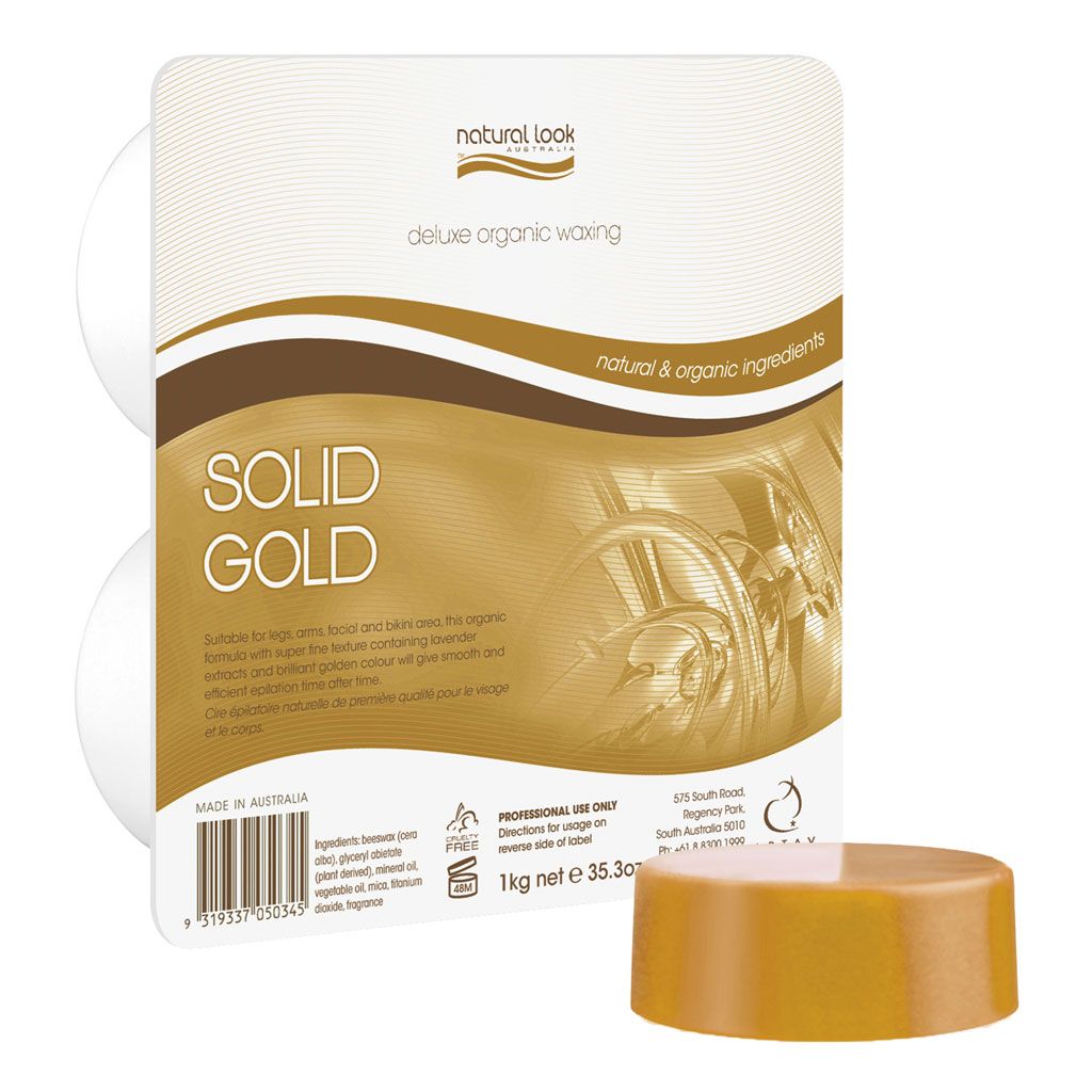 NAT LOOK SOLID GOLD SOLID WAX 1KG