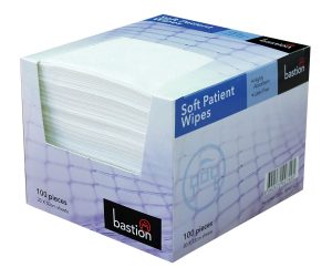 BASTION SOFT PATIENT WIPES 100PC