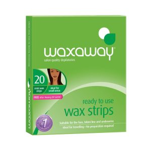 WAXAWAY FACE STRIPS 20PK