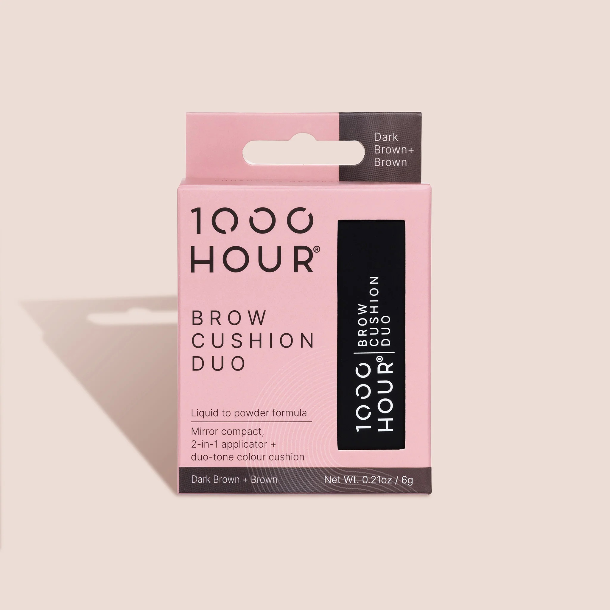 1000HR BROW CUSHION DUO DK BRN
