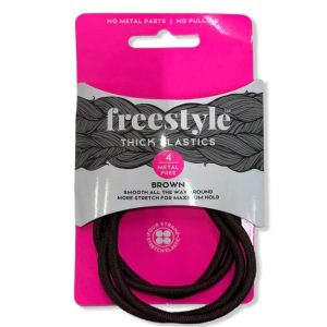 FREESTYLE METAL FREE ELASTIC 4PC BRWN