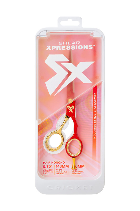 SHEAR XPRESS 5.75" HAIR HONCHO (RED)