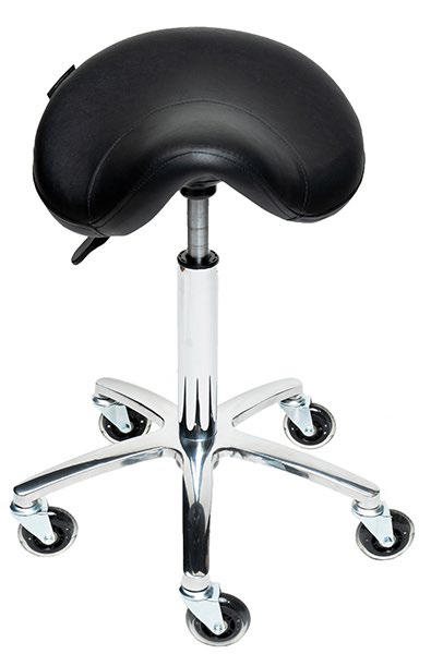MIA SADDLE STOOL CHROME BASE
