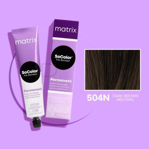 SOCOLOR 504N DK BROWN NEUT EC