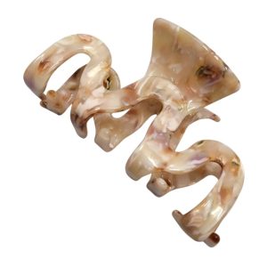 PINK PEWTER CLAW CLIP VENETIAN