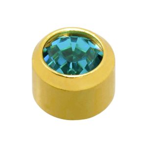 C/BLU BIRTHSTONE GOLD DEC