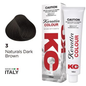 KERATIN COLOUR 3 DARK BROWN