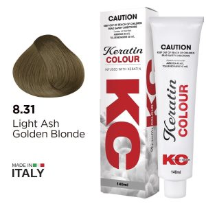 KERATIN COLOUR 8.31 LT ASH GOLD BLO