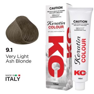 KERATIN COLOUR 9.1 V LT ASH BLONDE