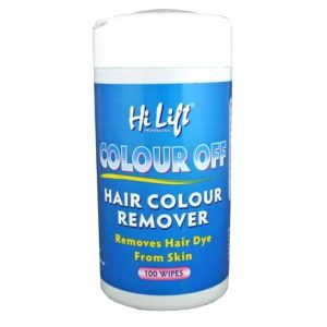 HI LIFT COLOUR OFF WIPES (TUB 100)