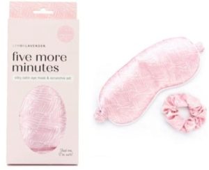 LEMON LAV SATIN MASK & SCRUNCH STAY