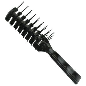 VENT BRUSH MED BLACK